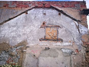 Graffiti on old wall