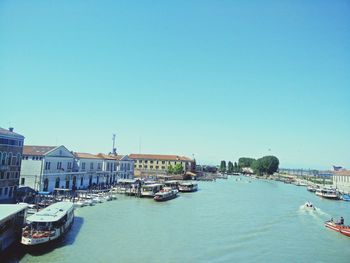 Built structure against clear blue sky