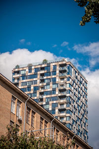 Low angle view of building against sky