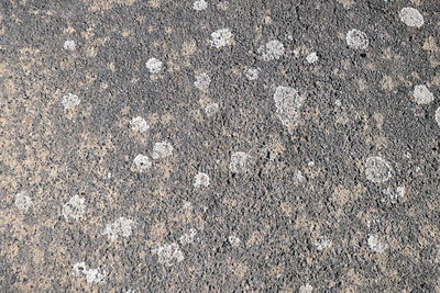 High angle view of stones on wall