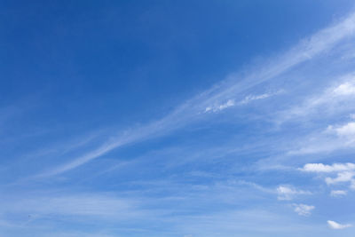 Low angle view of clouds in sky