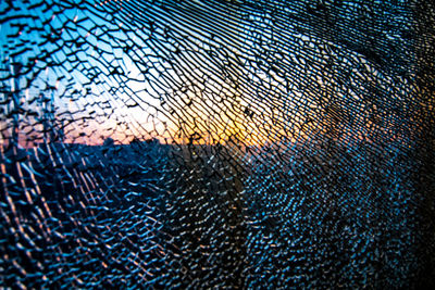 Full frame shot of sky seen through window