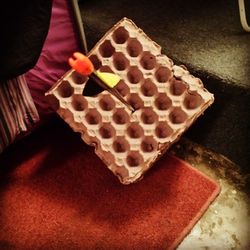 Close-up of food on table