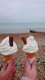 Ice creams by the sea