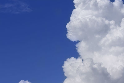 Low angle view of clouds in sky