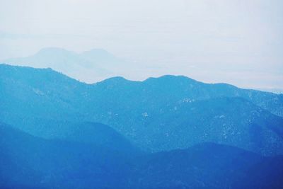 Scenic view of mountains