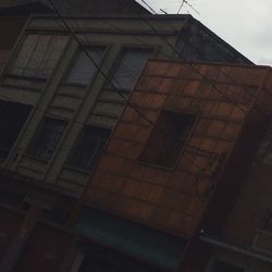 Low angle view of building against sky