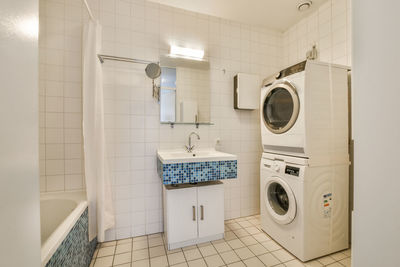 Interior of bathroom