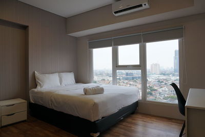 Scenic view of bedroom