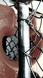Close-up of metal chain