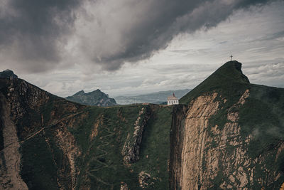 Panoramic shot of buildings against sky