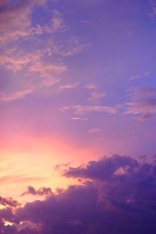 sky, cloud - sky, beauty in nature, low angle view, sky only, sunset, scenics, tranquility, backgrounds, tranquil scene, nature, full frame, cloudscape, cloudy, idyllic, cloud, orange color, blue, dramatic sky, majestic