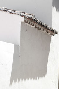 Low angle view of building wall