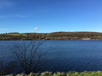 Scenic view of calm lake