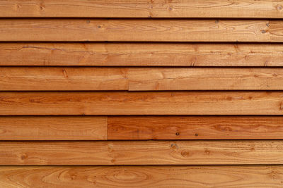 Full frame shot of wooden wall