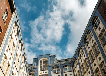 Low angle view of building against sky