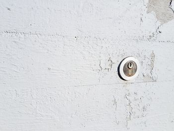Close-up of white wall