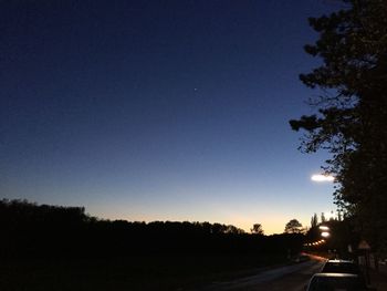 Scenic view of landscape against clear sky