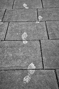 Full frame shot of paving stone