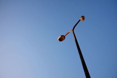 Low angle view of blue sky