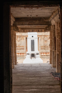 Entrance of historic building