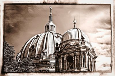 Low angle view of church