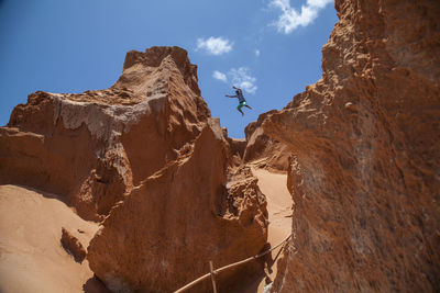 Cliffs with blue sky