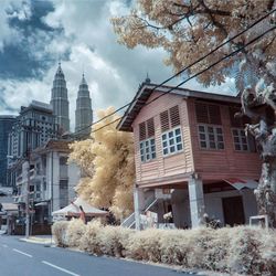 Buildings against the sky