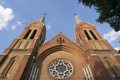 Low angle view of cathedral against sky