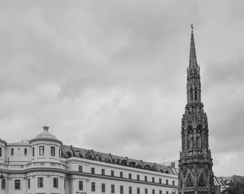 Low angle view of building against sky