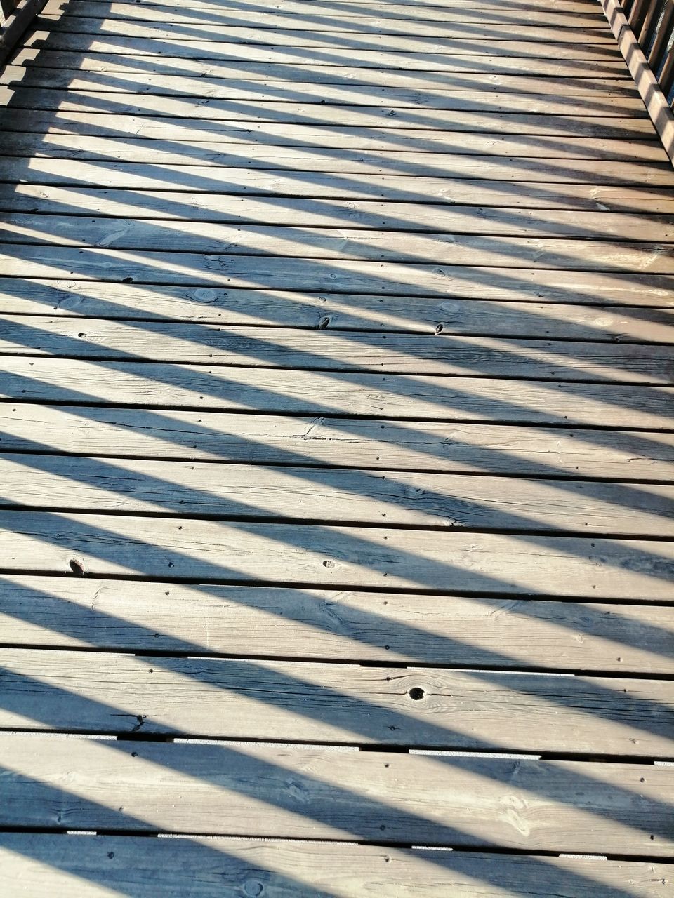 FULL FRAME SHOT OF WOOD METAL FOOTPATH