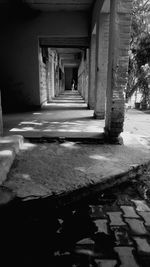 Corridor of old building