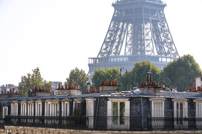 View of historical building against clear sky