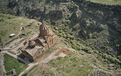 High angle view of townscape