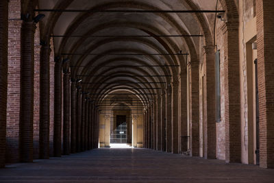 Corridor of historic building