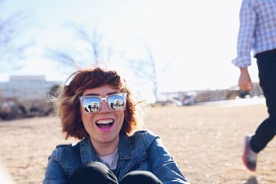 Portrait of a smiling young woman