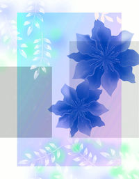 Digital composite image of flowers