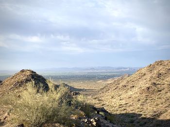 Scenic view of landscape against sky