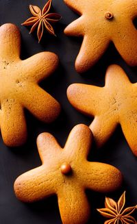 Close-up of christmas gingerbread 