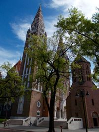 Low angle view of church against sky