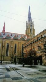 Facade of a church