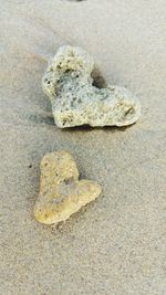 Close-up of sand on beach