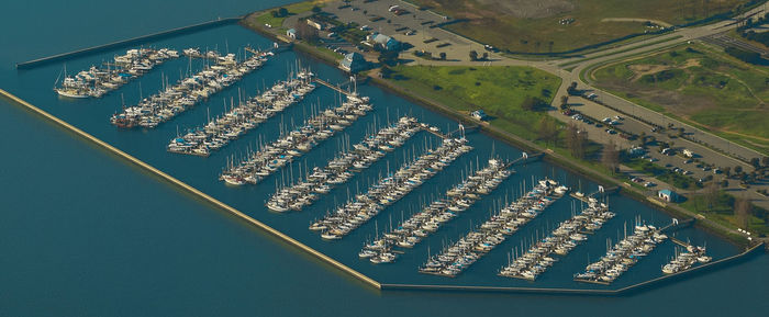 high angle view