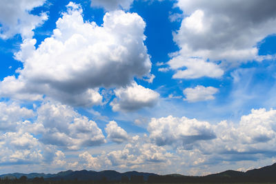 Low angle view of clouds in sky