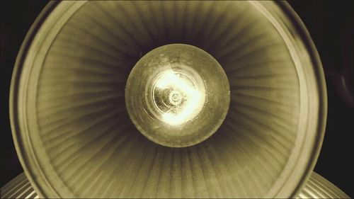 Low angle view of light bulb