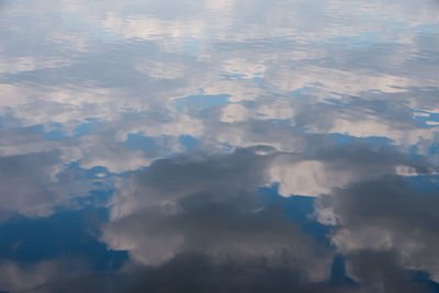 Full frame shot of clouds in sky