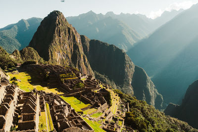 Scenic view of mountains