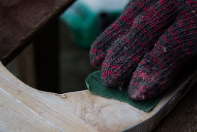 Close-up of wood