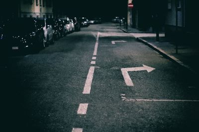 Road at night