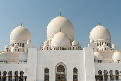 View of cathedral against clear sky